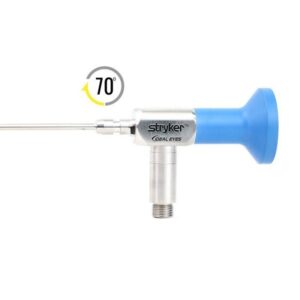 Stryker 2.7 mm 70º IDEAL EYES™ HD Autoclavable Arthroscope, Eyepiece, Speed-Lock™, 120 mm